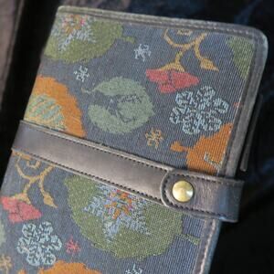 Vintage Leather Trim Day-Timer Planner Seddon Ryan Wylde boho READ Witch Nature